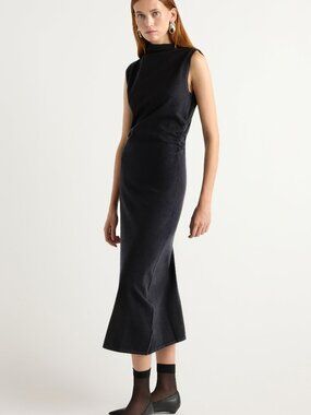 Modern Citizen Abel Asymmetric-Neck Dress Size XLBlack / XL